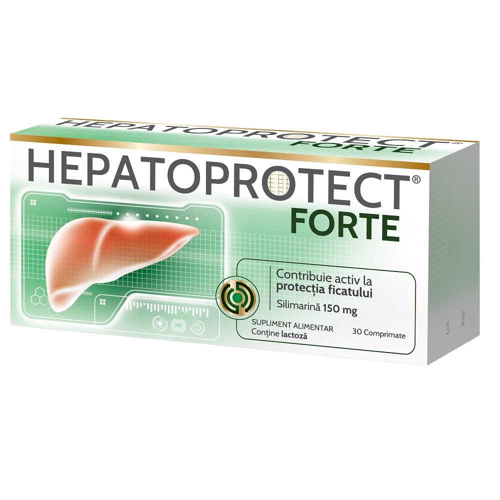 Hepatoprotect Forte - 30 Comprimate, Biofarm