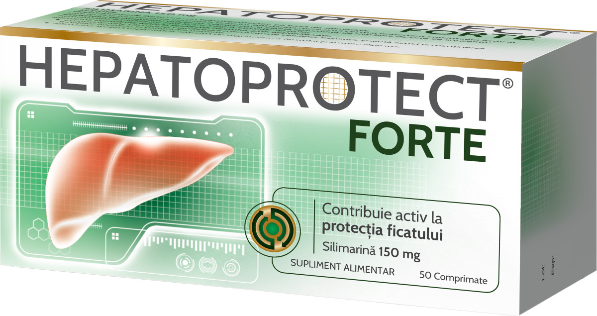 Hepatoprotect Forte, 50 comprimate, Biofarm