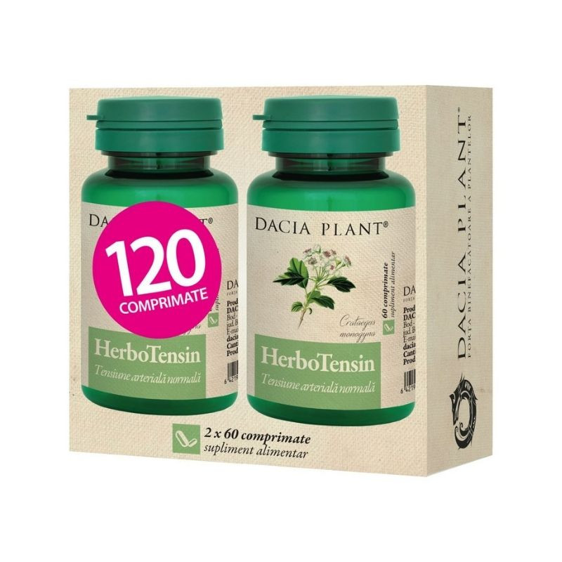 HerboTensin, 120 comprimate, Dacia Plant