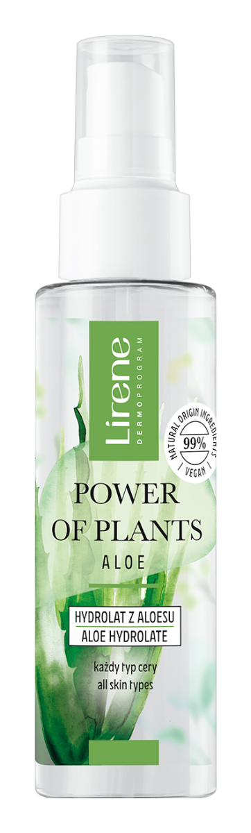 Hidrolat facial calmant cu efect hidratant Aloe Power Of Plants, 100ml, Lirene
