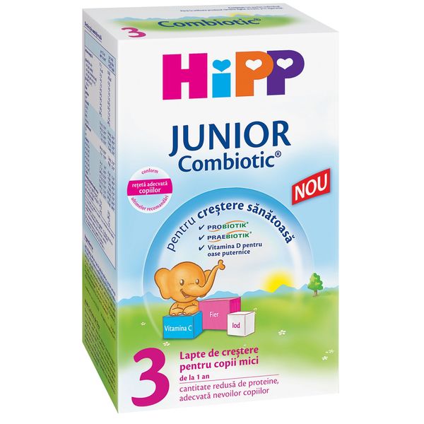 HIPP LAPTE PRAF 3 COMBIOTIC JUNIOR 500G