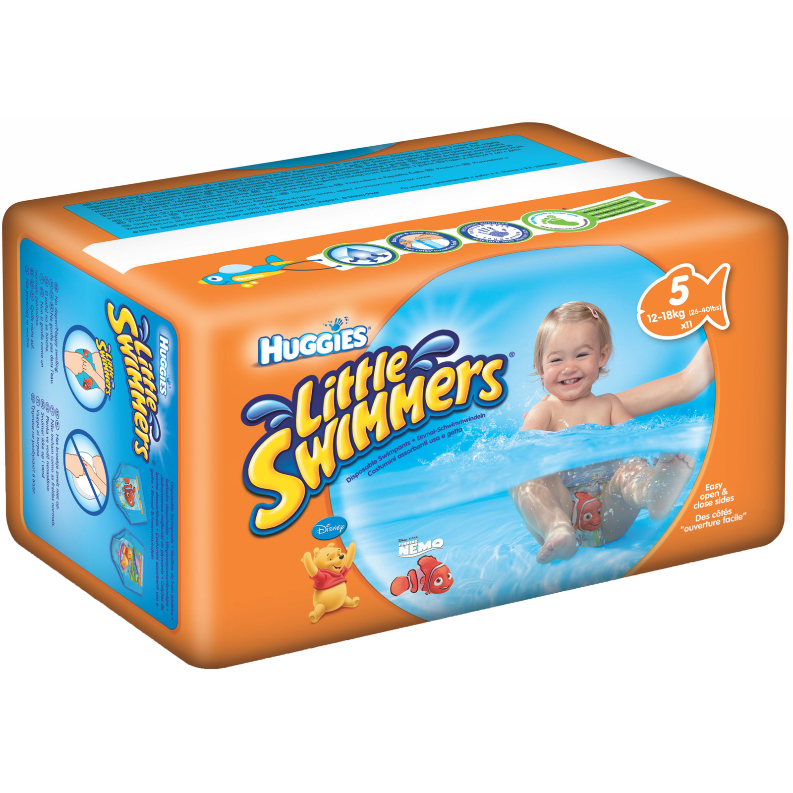 Huggies Little Swimmers chilotel inot nr.5-6, 11-18 kg | 12 bucati