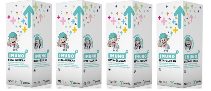 Imuno Beta Glucan 125ml, 4 bucati
