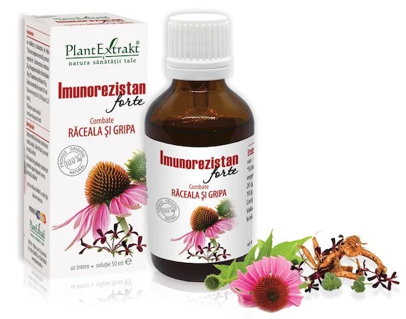 Imunorezistan Forte raceala si gripa, 50 ml, Plant Extract