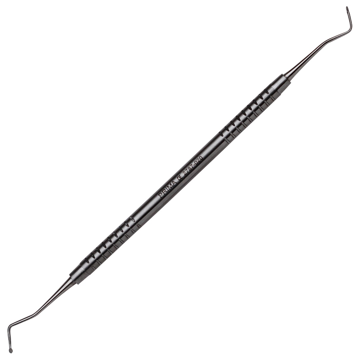 Instrument fir retractie gingivala PRIMA, 0.20mm distanta dinti, 2 capete rotunde Ø 1.5mm, lungime 12cm, otel inox