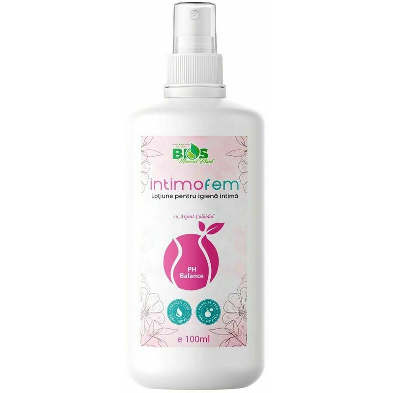 Intimo Fem - Lotiune pentru ingiena intima, 100ml, Bios Mineral Plant