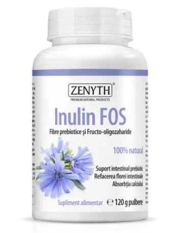 Inulin FOS pulbere, 120g, Zenyth