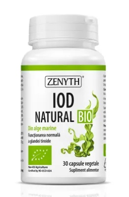Iod Natural Bio, 30 capsule vegetale, Zenyth
