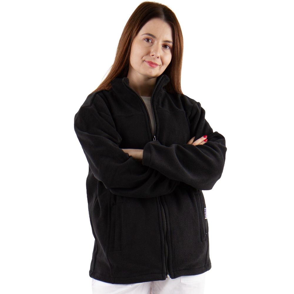 Jacheta medicala polar JOE, unisex, neagra