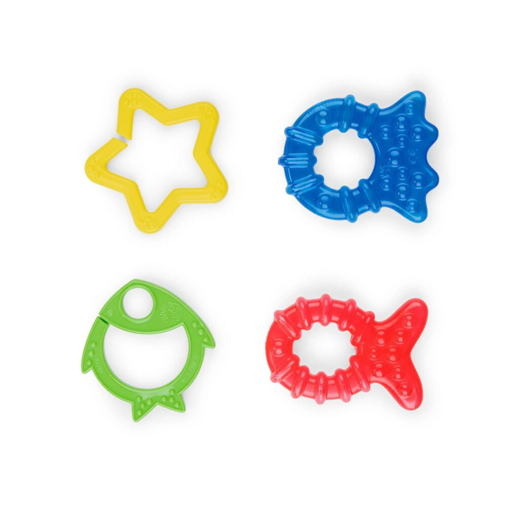 Jucarie de dentitie 3 luni + Ocean Explorers Cool Critters, 1 bucata, Baby Einstein