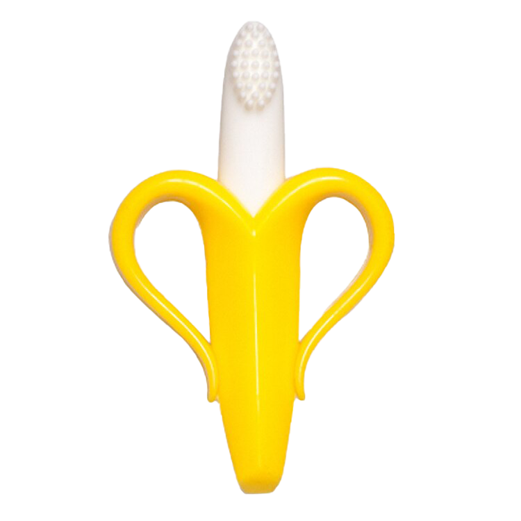 Jucarie pentru dentitie 2 in 1 model de banana, 1 bucata, Coccorito