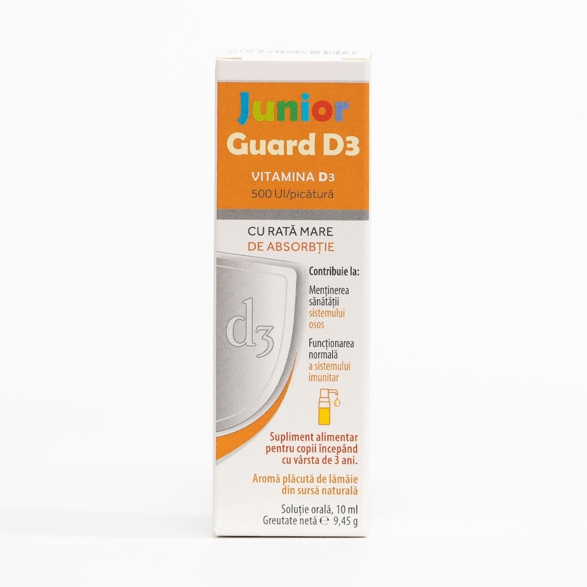 Junior Guard D3 500UI, 10ml, Evital