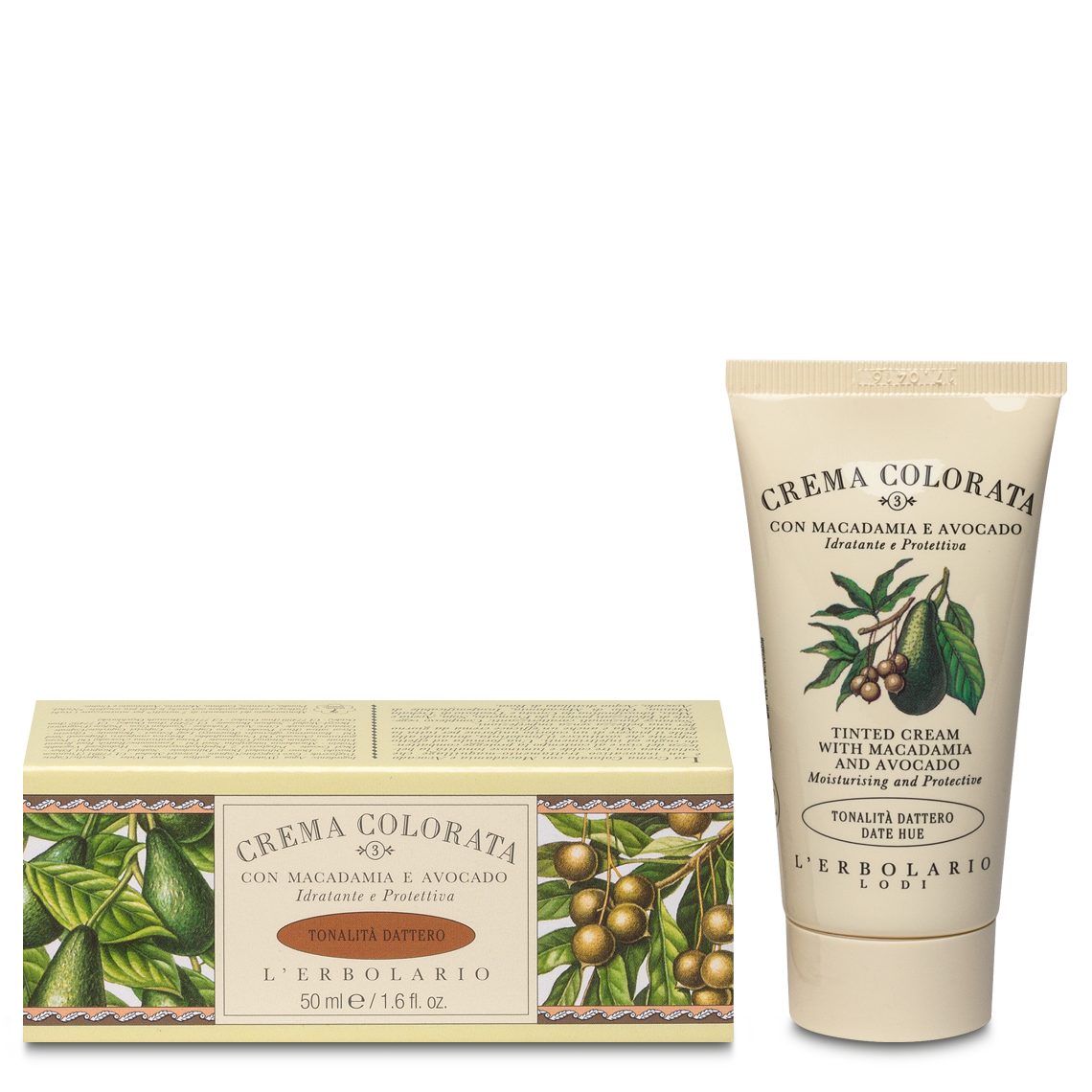 L'Erbolario Crema de fata nuantatoare cu extract de curmale, 50ml