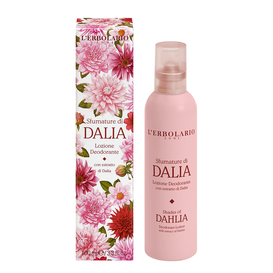 L'Erbolario Deodorant lotiune Shades of Dahlia, 100ml