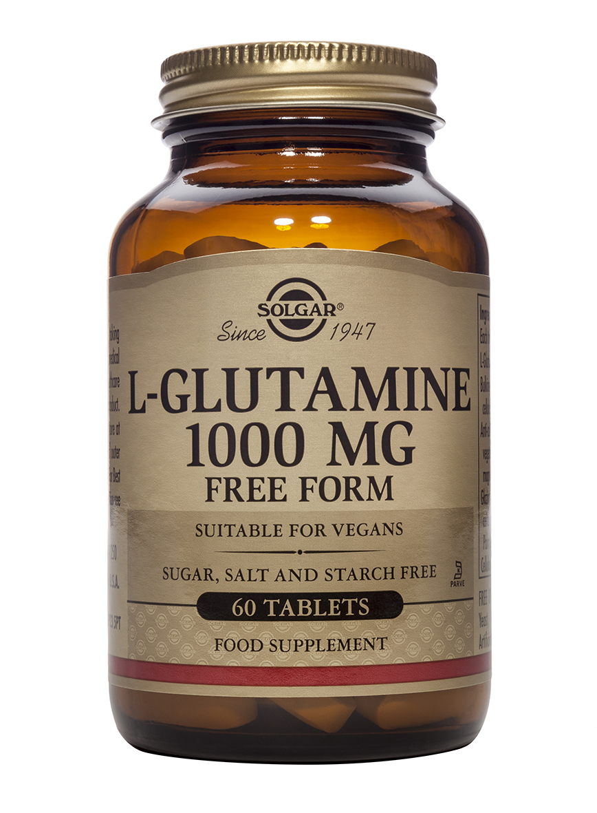 L-Glutamina, 60 tablete, Solgar