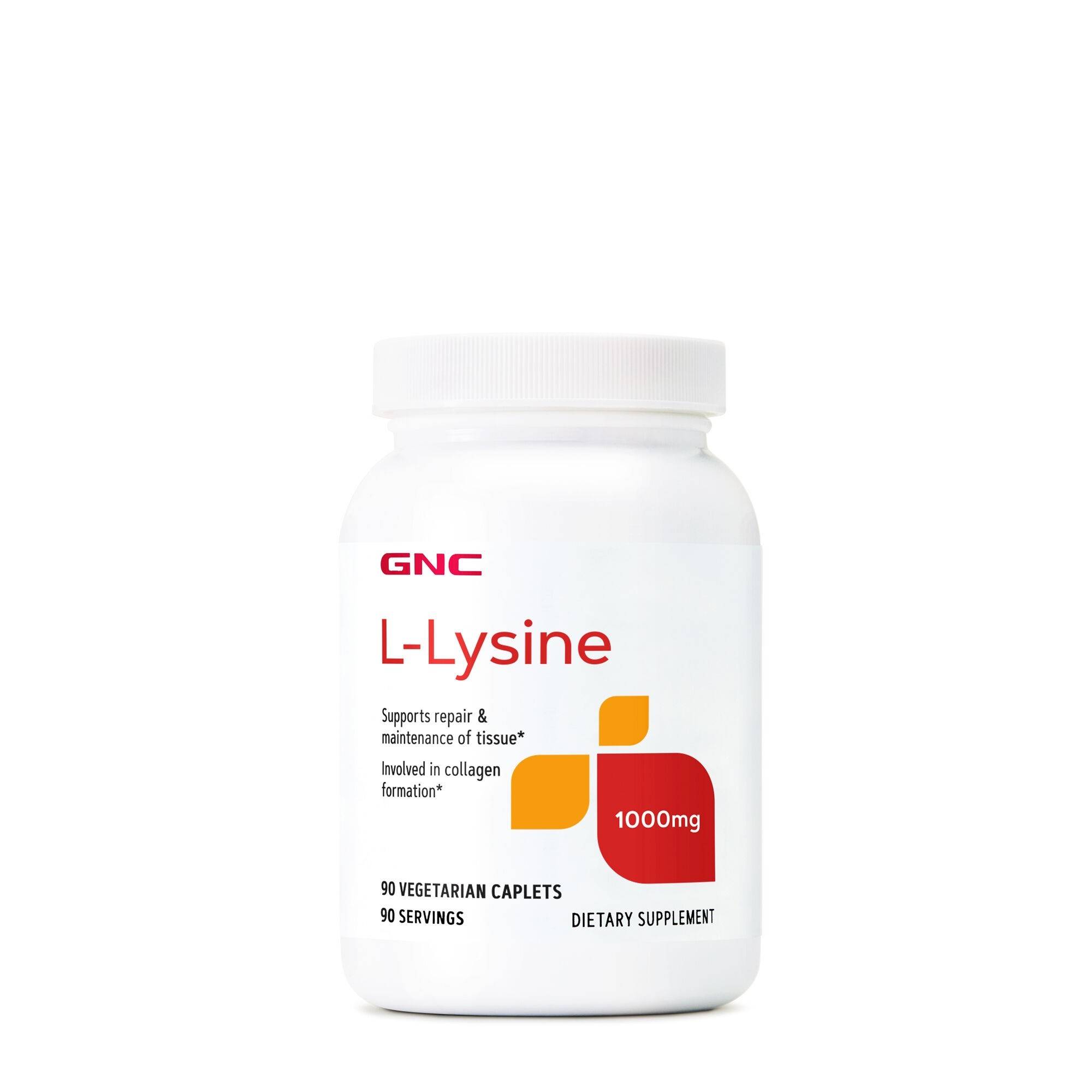 L-LYSIne, 1000mg, 90 Capsule - GNC - poza 1