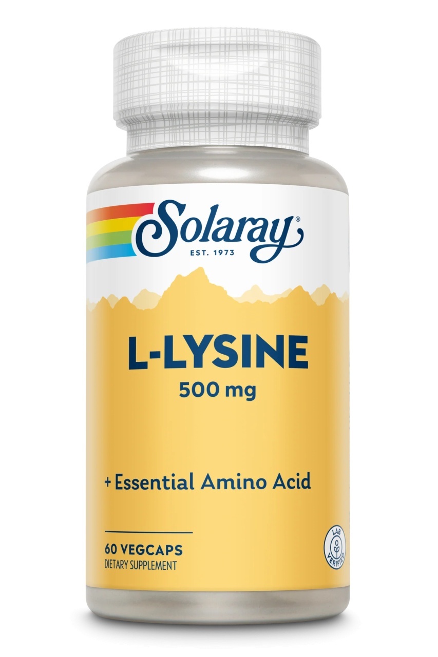 L-Lysine 500mg, 60cps, Secom