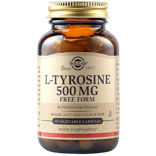L-Tyrosine 500mg, 50 capsule, Solgar