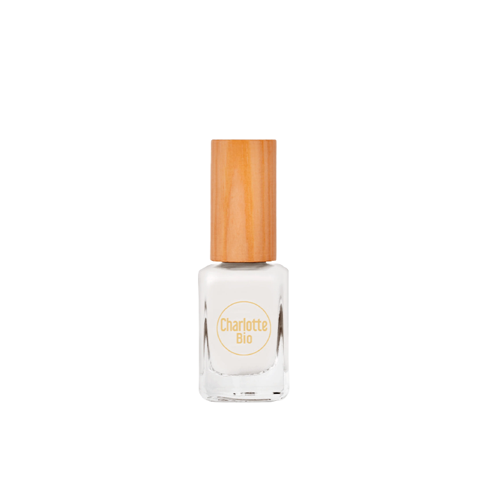 Lac vegan de unghii Blanc, 10ml, Charlotte Bio