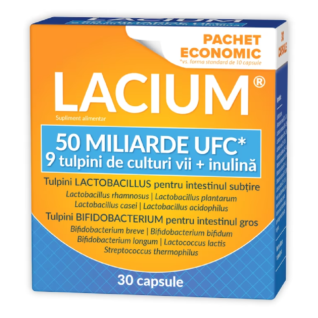 Lacium 50 miliarde UFC, 30 capsule, Zdrovit
