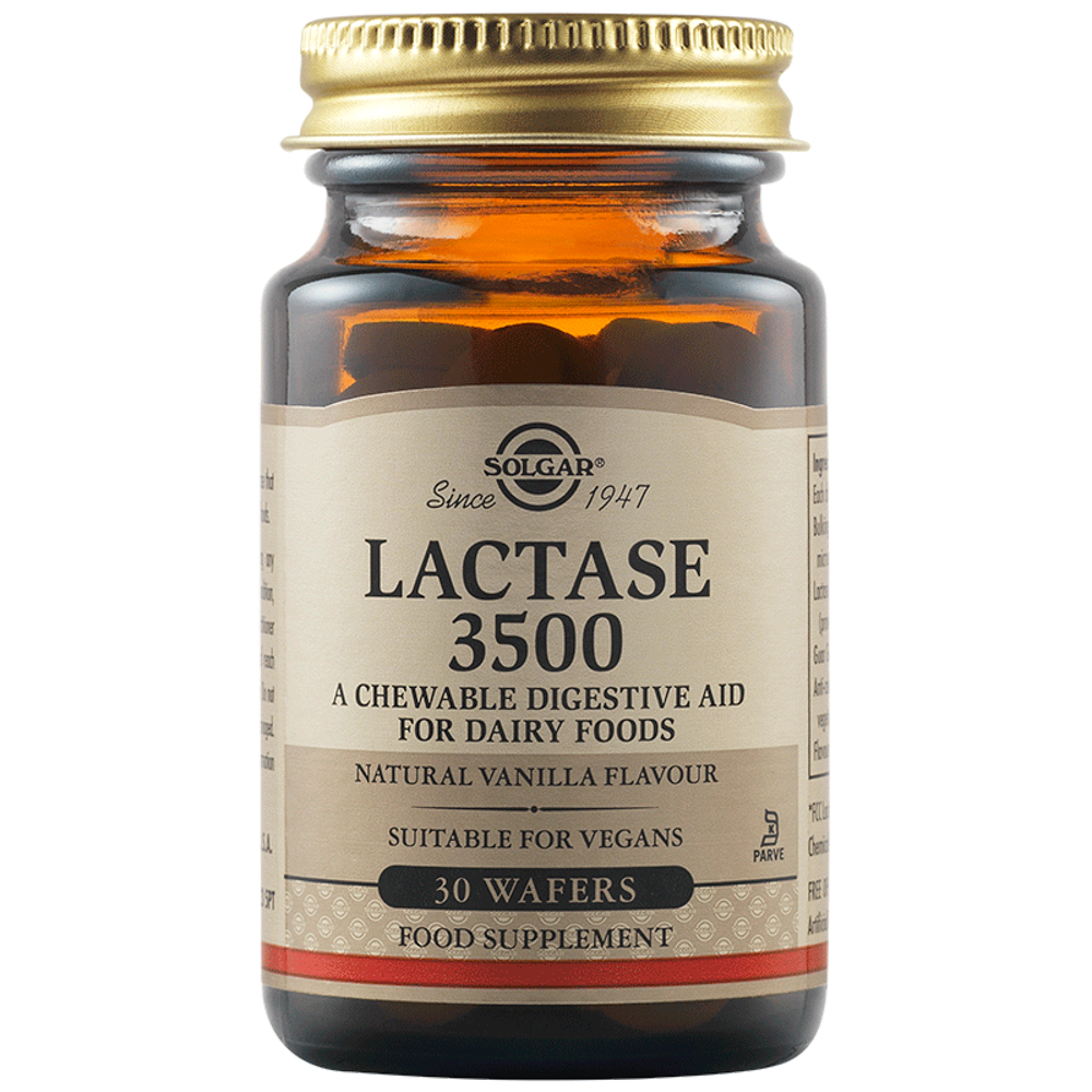 Lactaza 3500, 30 tablete, Solgar