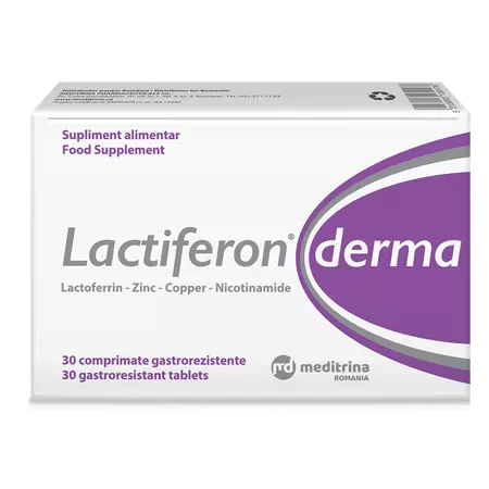 Lactiferon Derma, Meditrina Pharmaceuticals | 30 comprimate