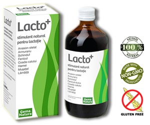 Lacto plus 250ml - stimulent natural pt lactatie - GemaNatura - poza 2