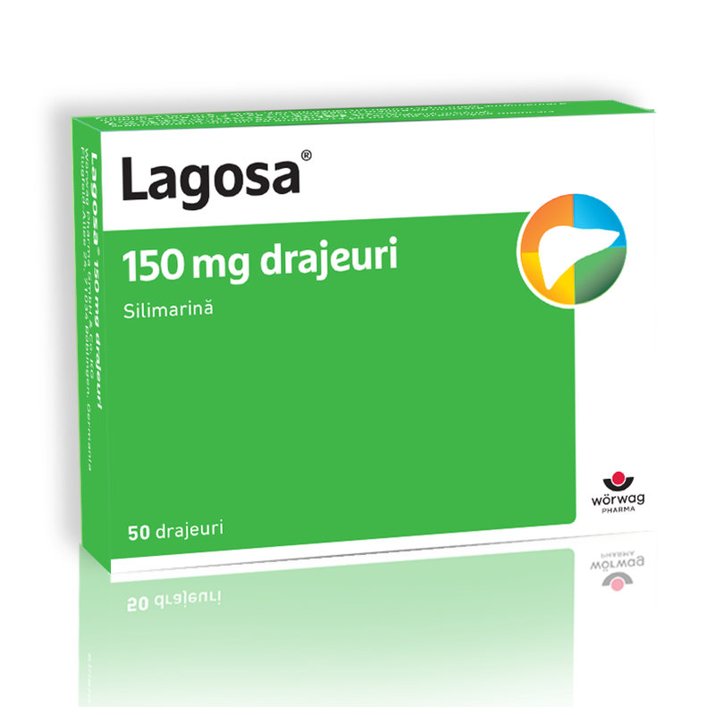 Lagosa, 150 mg, Worwag Pharma | 50 drajeuri