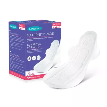 LANSINOH Tampoane postnatale absorbante M, 12buc