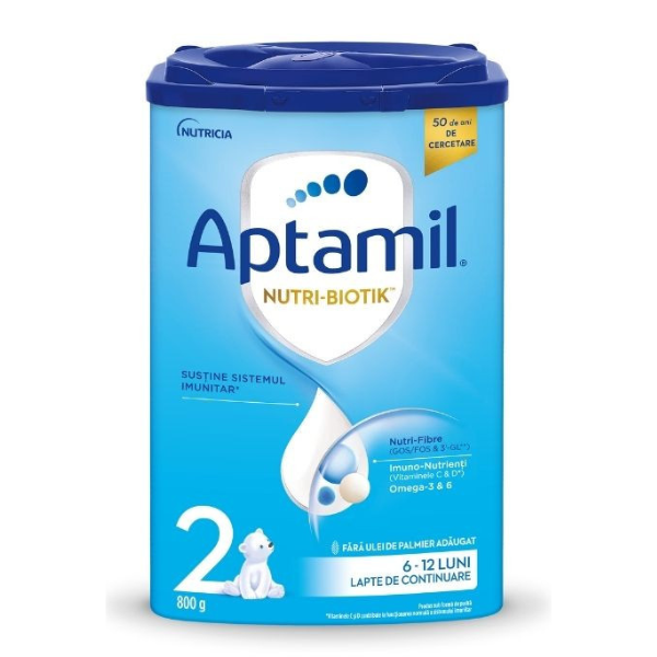 Lapte Aptamil 2, Milupa | 800 grame