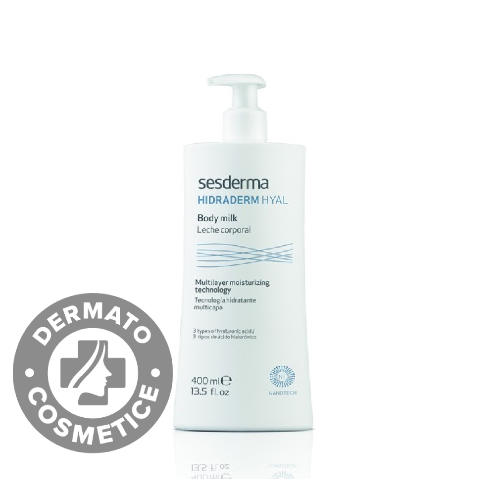 Lapte de corp Hidraderm Hyal, 400ml, Sesderma