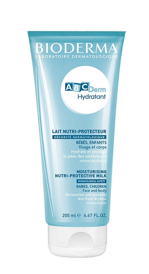 Lapte hidratant ABCDerm, 200ml, Bioderma