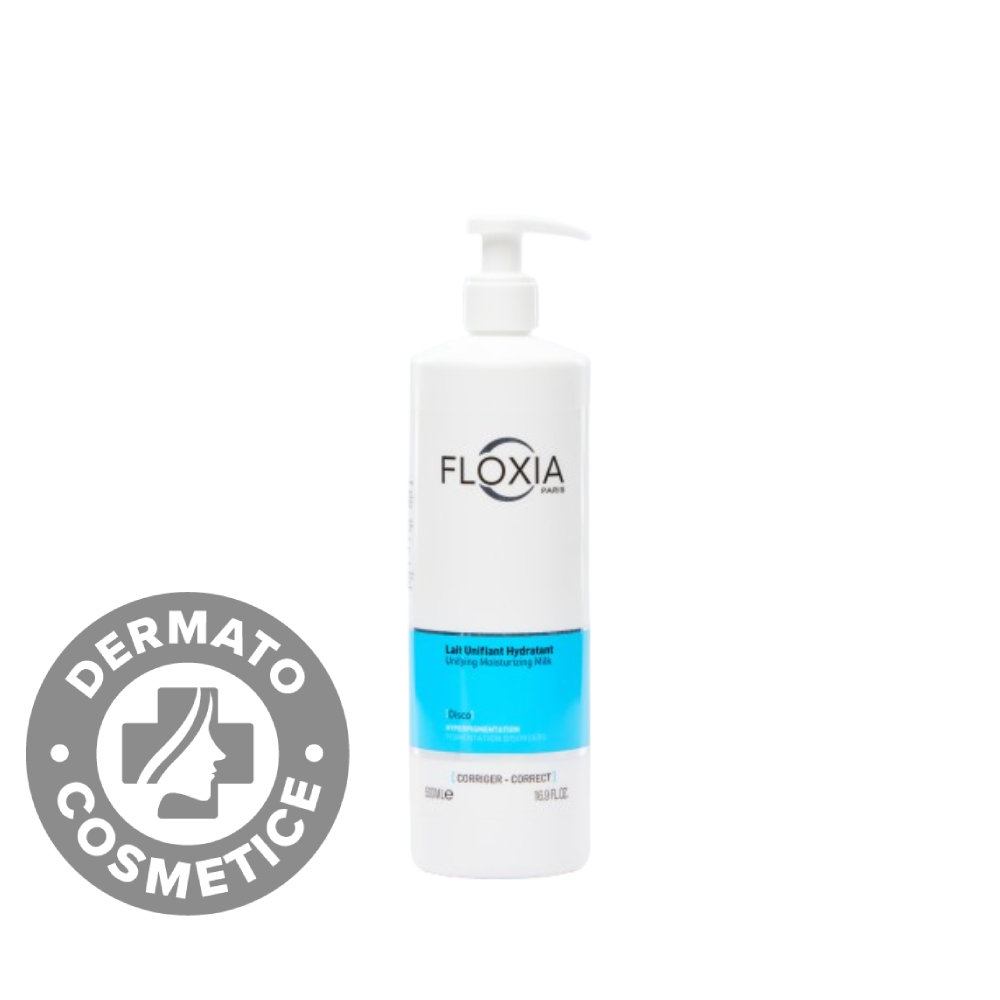 Lapte hidratant uniformizant, 500ml, Floxia