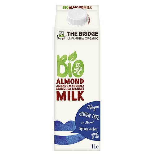 Lapte vegetal de migdale 8%, 1l ECO-BIO - The Bridge - poza 1