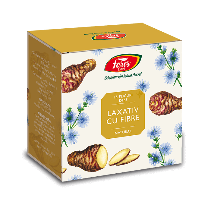 Laxativ cu fibre, 15 plicuri, Fares