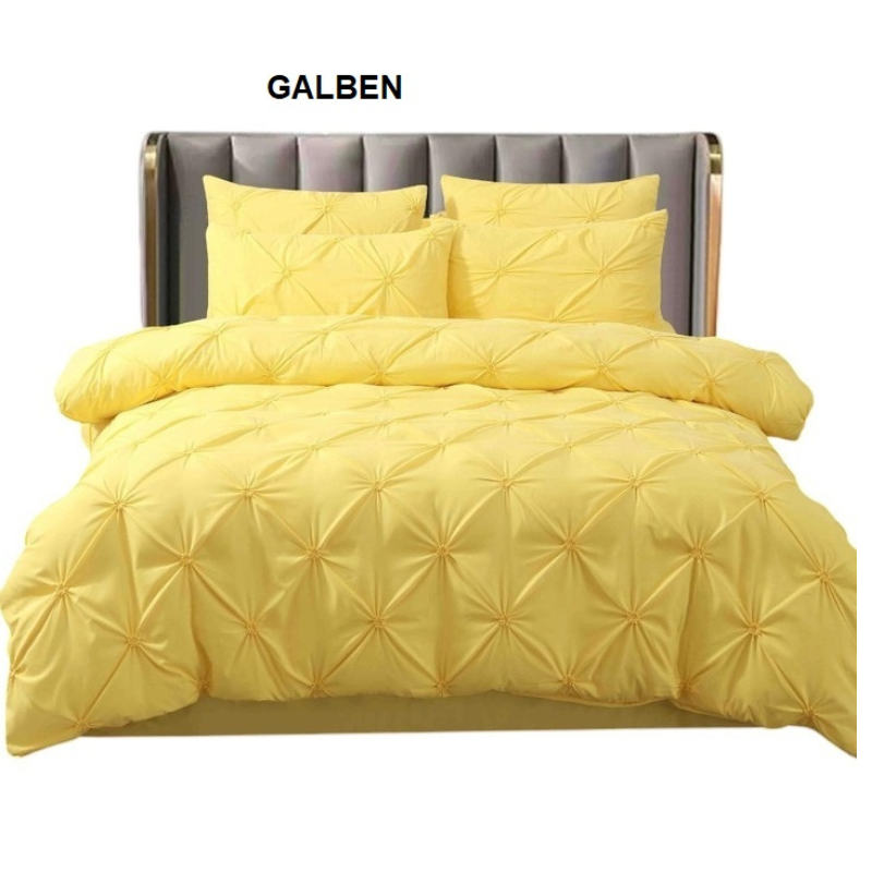 Lenjerie de pat FINET UNI galben 230x240 cm, Ralex | 1 buc