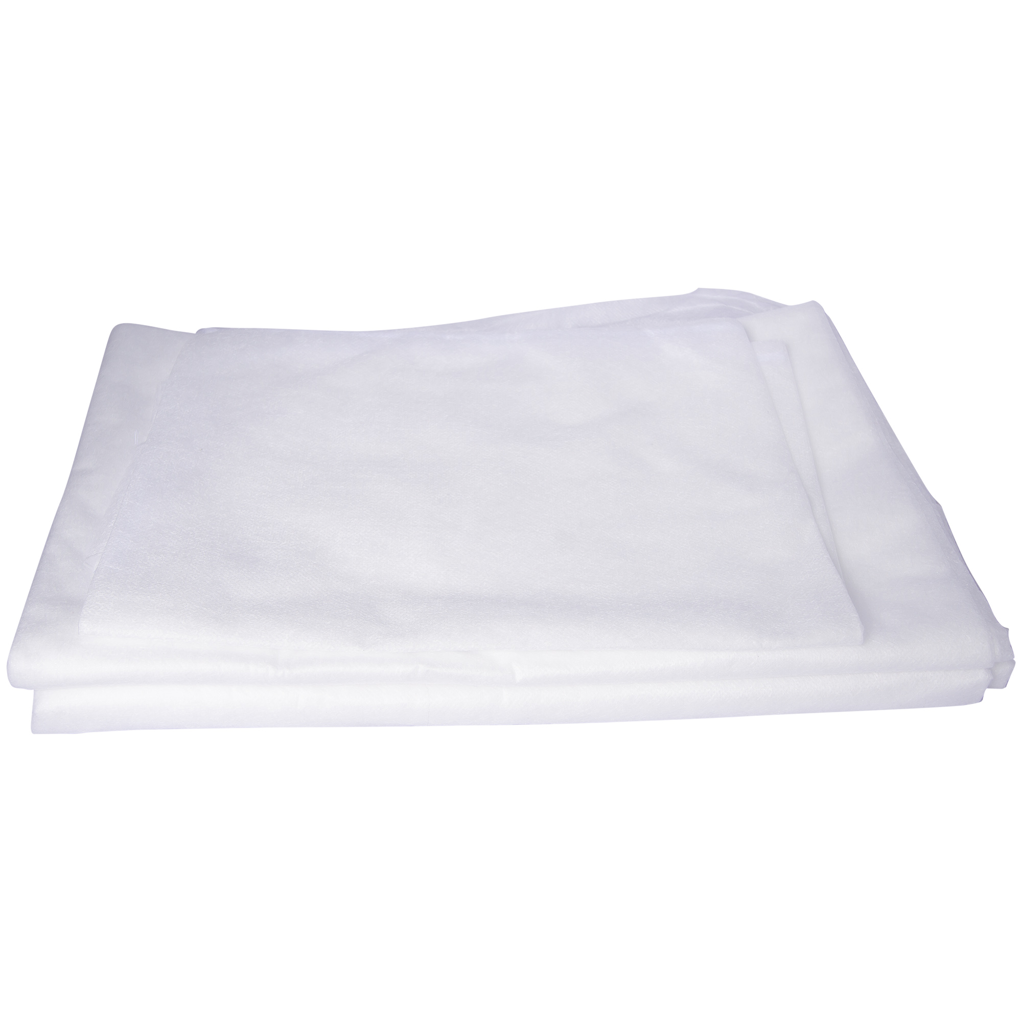 Lenjerie pat unica folosinta, PRIMA, 200x160 cm, alba, set, netesut, 23 g/mp, pentru spitale, spa, salon