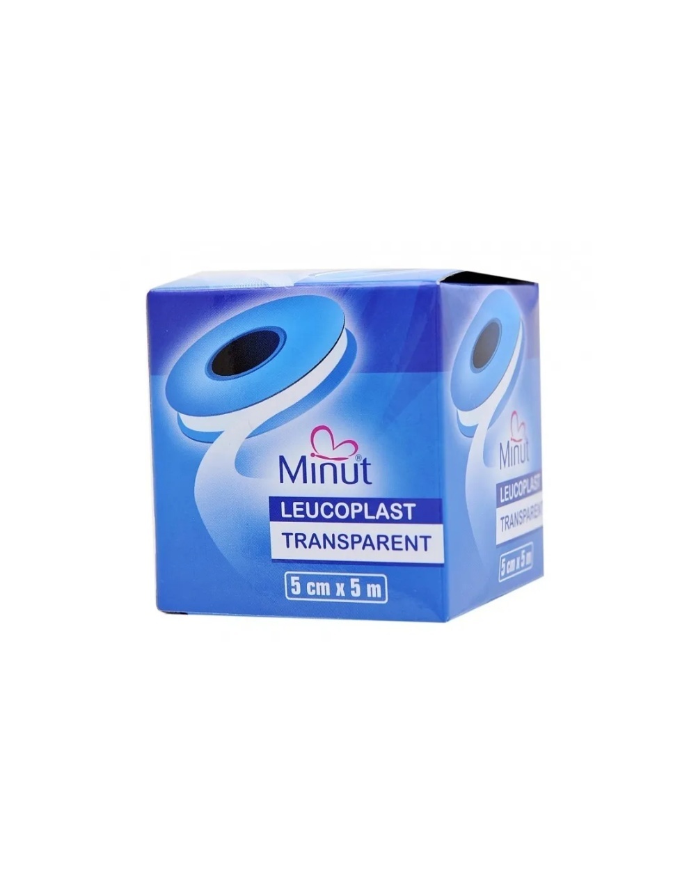 Leucoplast transparent, 5cm x 5m, 1 bucata, Minut