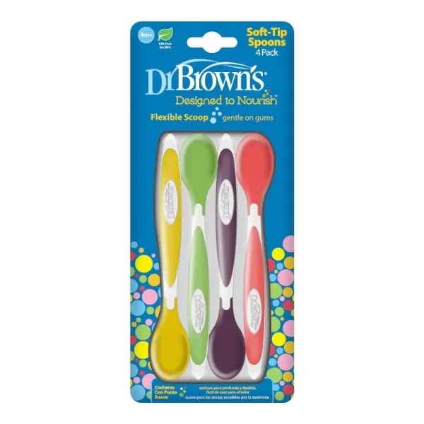 Lingurite pentru bebelusi +6l, 4 bucati, 740, Dr. Browns