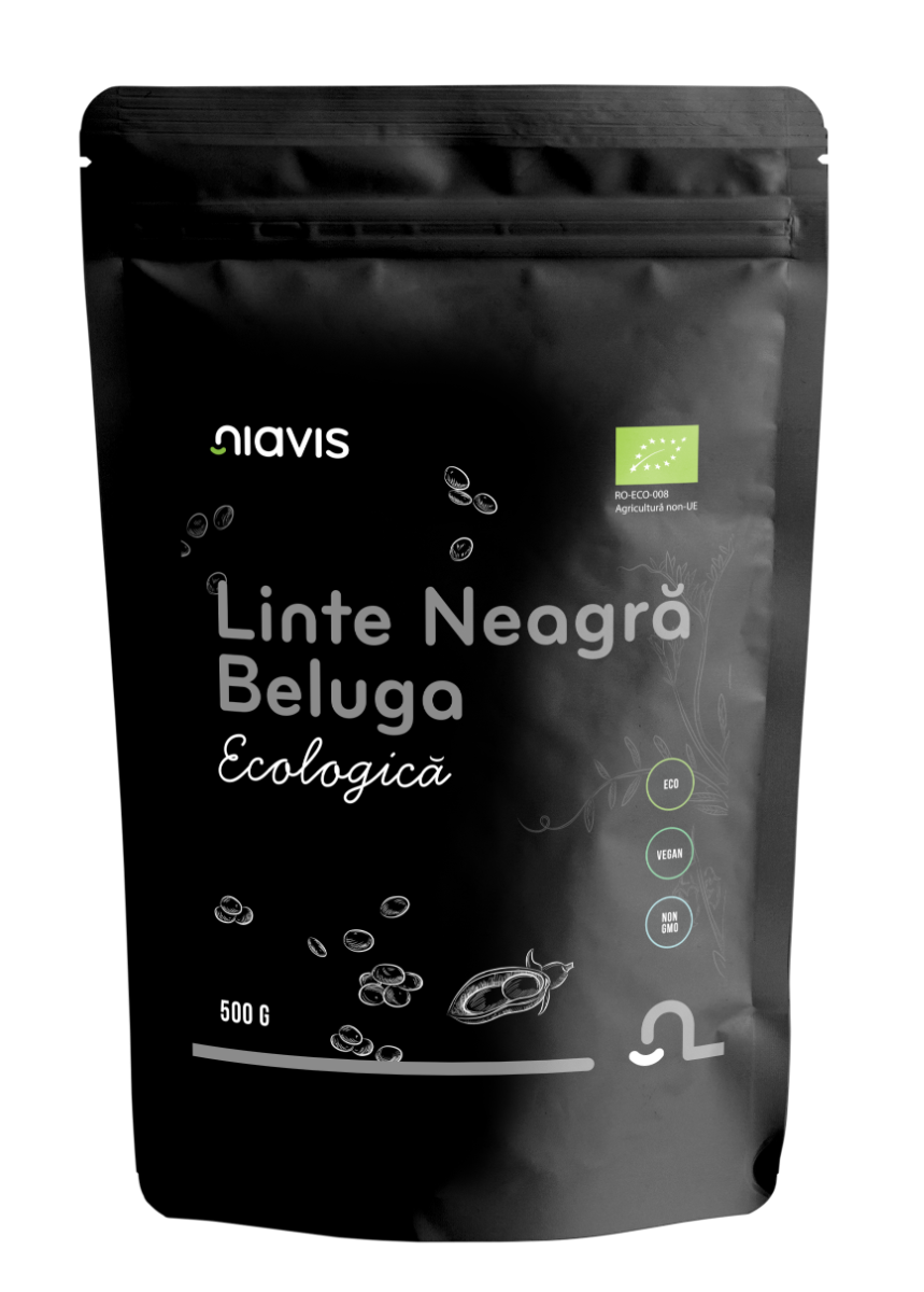Linte neagra Beluga, 500g, Niavis