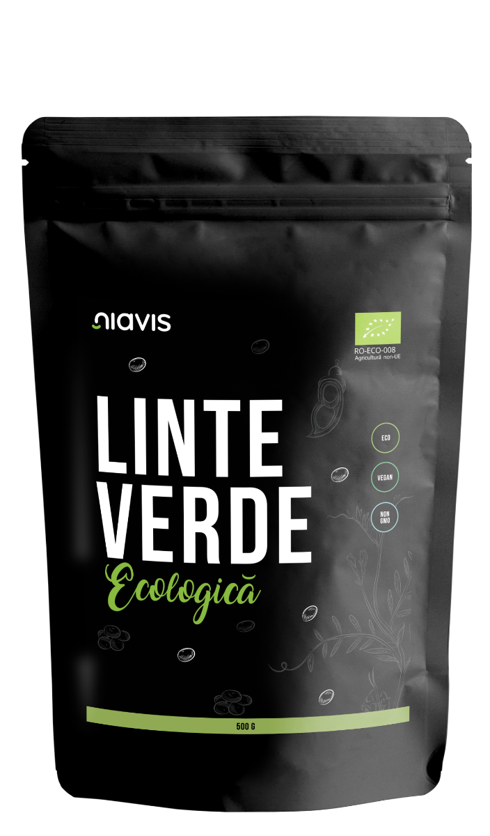 Linte verde ecologica, 500g, Niavis