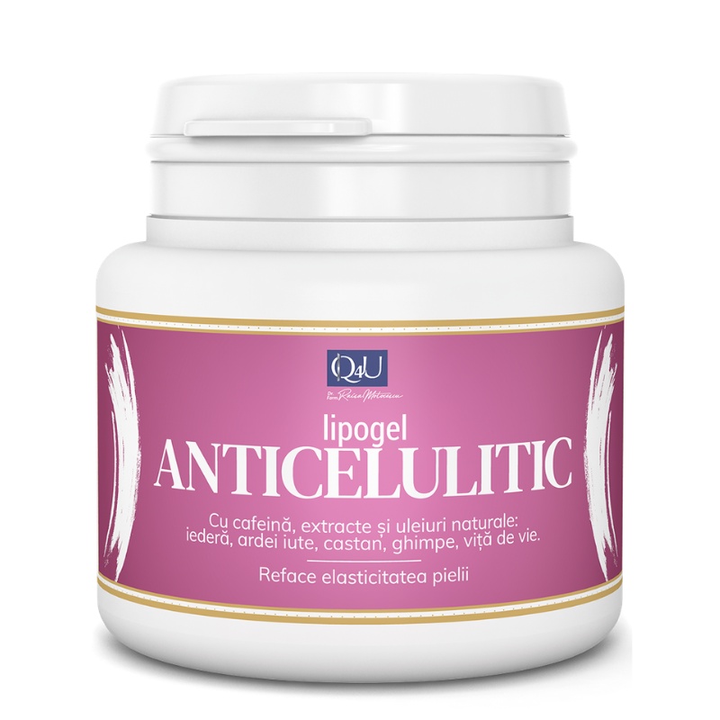 Lipogel anticelulitic Q4U, 500 ml, Tis