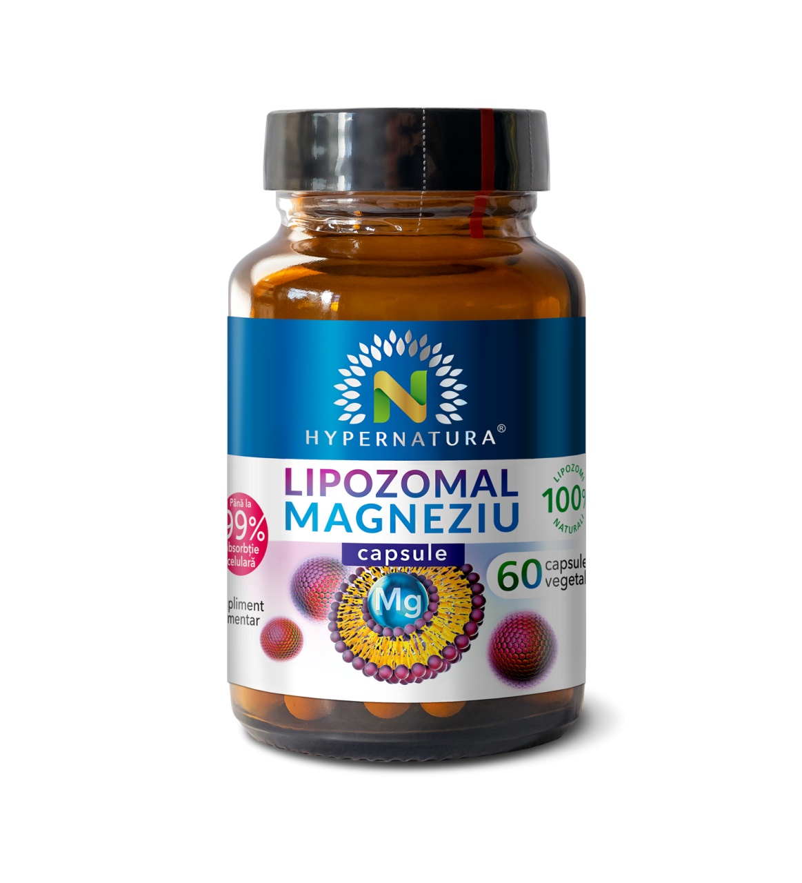 Lipozomal Magneziu, 60 capsule, Hypernatura