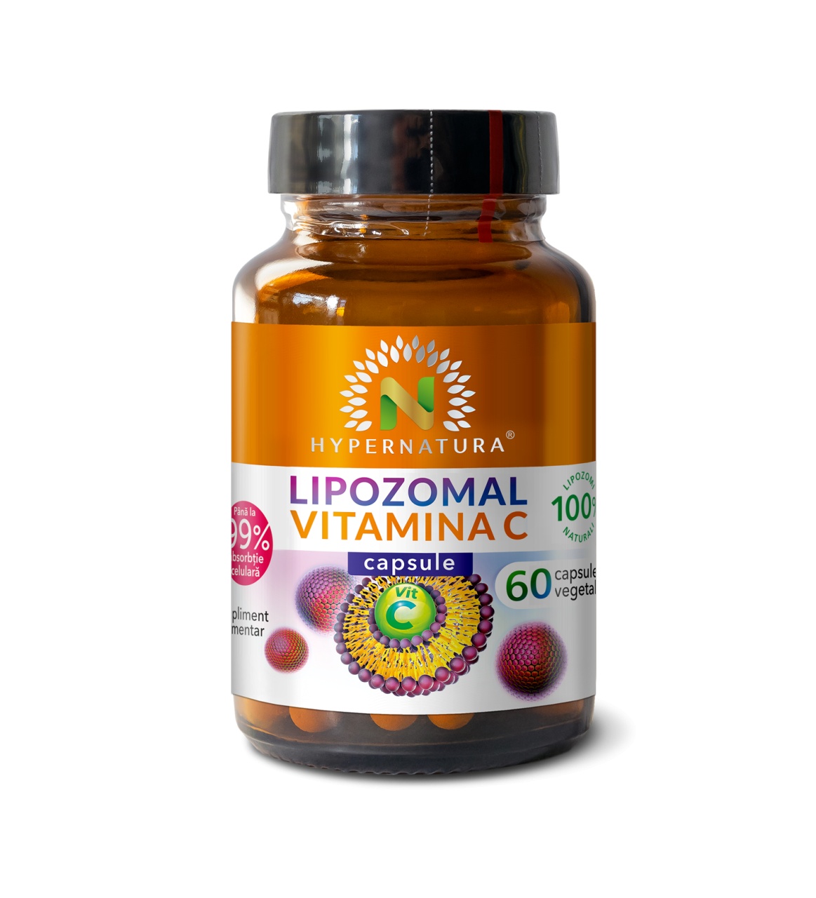 Lipozomal Vitamina C, 60 capsule, Hypernatura