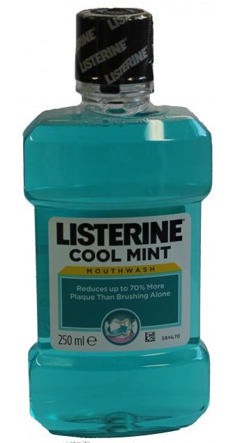 LISTERINE MOUTHWASH COOLMINT 250ML