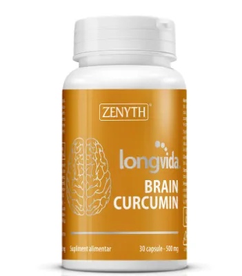 Longvida Brain Curcumin, 500mg, 30 capsule, Zenyth
