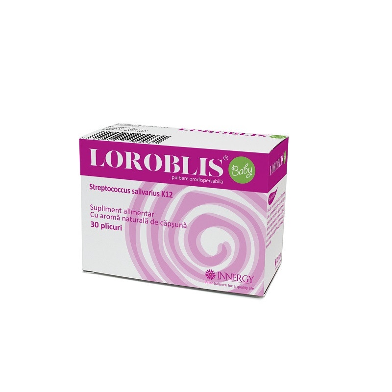 Loroblis Baby, 30 Plicuri Cu Pulbere Orodispersabila, Innergy