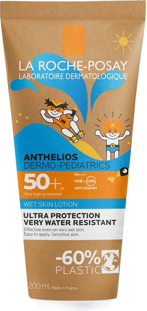 Lotiune Anthelios Dermo-Pediatric WetSkin SPF50+, 200ml, LA ROCHE-POSAY