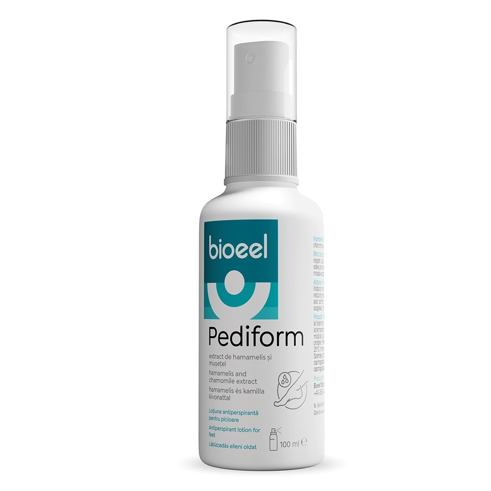 Lotiune antiperspiranta pentru picioare Pediform, 100ml, Bioeel