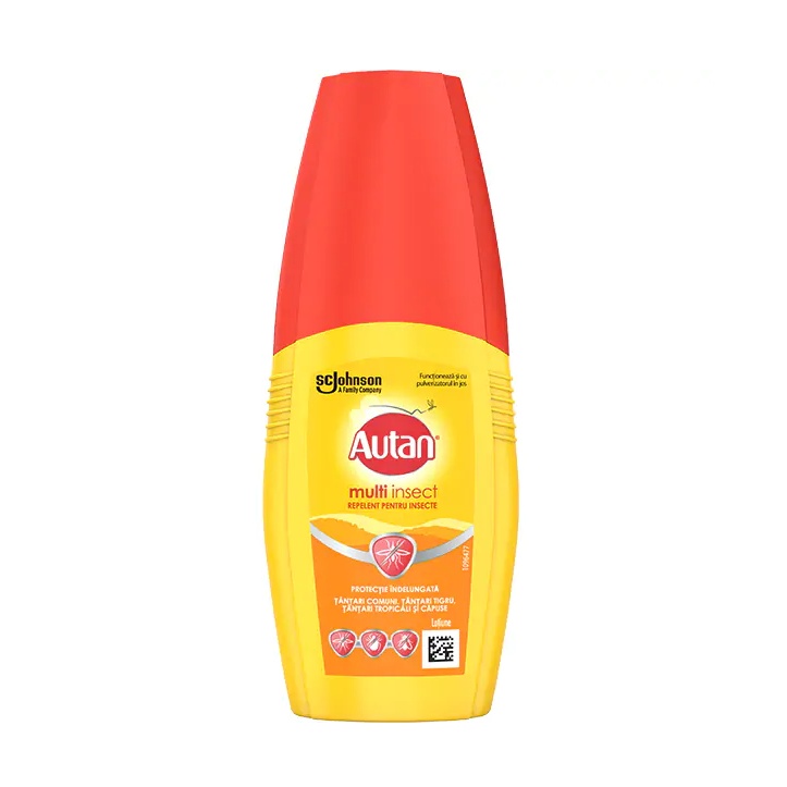 Lotiune cu efect repelent pentru insecte Multi Insect, 100ml, Autan